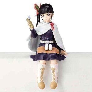Demon Slayer Kanao Tsuyuri Figure Sitting Eating Rice Anime Figurine Action Toy